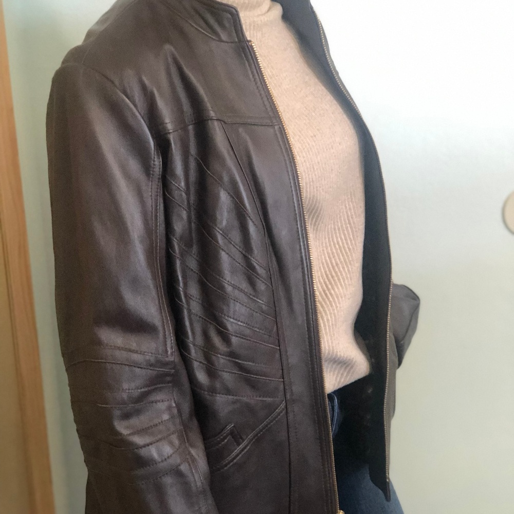 Bradley Bayou Leather Coat